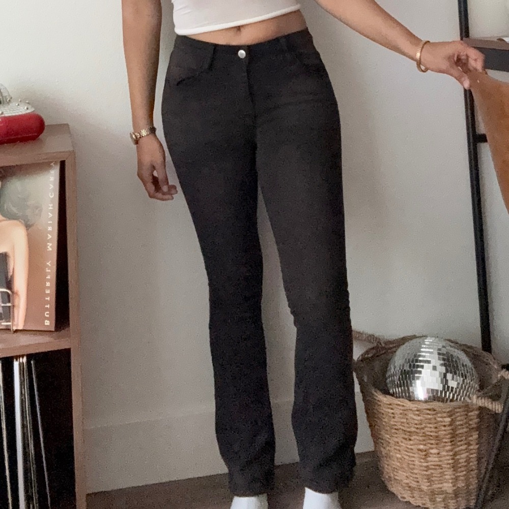 Shein Dark Gray Flare Jeans‎ Women's Size 27 Casual Everyday